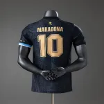 Maillot d'Argentine Maradona #10 Édition spéciale - Version joueur (noir)