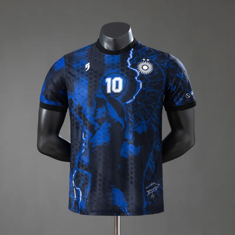 Argentina Maradona #10 Special Edition-Blue Player Version Jersey