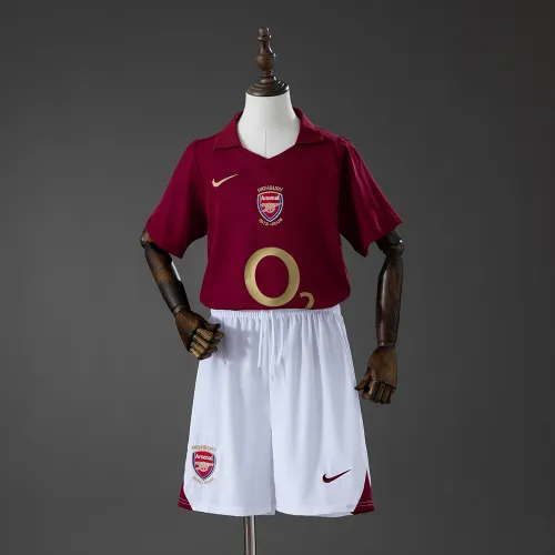 Maglia Arsenal 05/06 Home Retro Kit Bambini