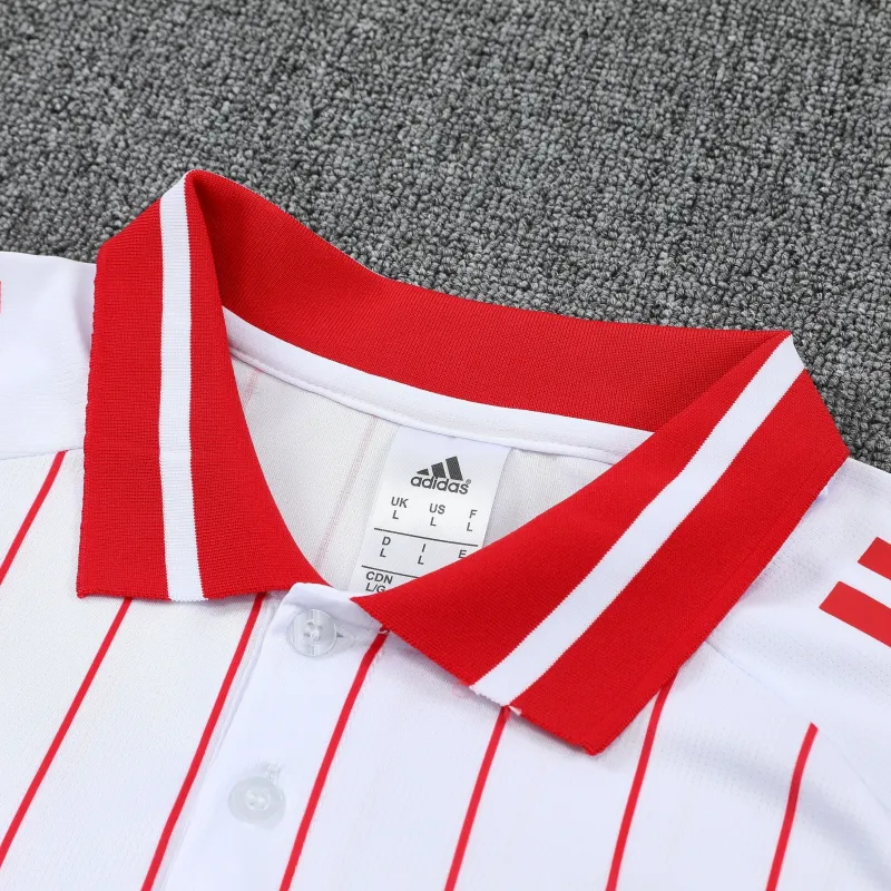 Arsenal 2025/26 POLO Training Suit White