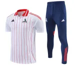 Arsenal 2025/26 POLO Training Suit White