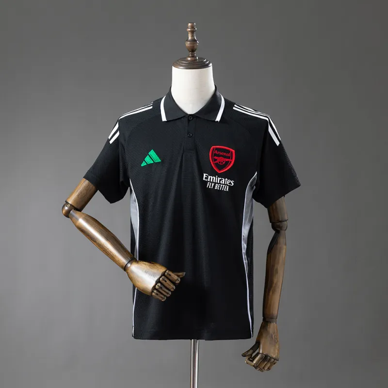 Arsenal 2025/26 POLO Shirt Black