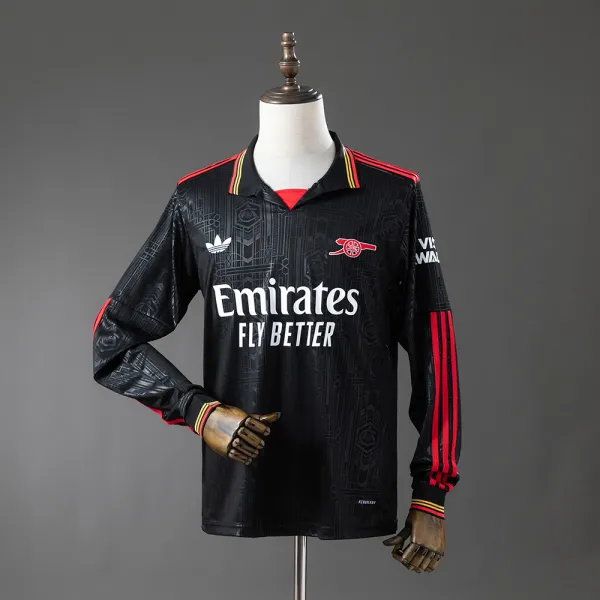 25/26 Arsenal black jersey - A-Grade Quality Detail View