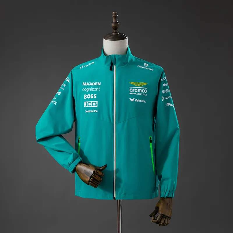 Aston Martin Aramco F1 2025 Windbreaker – Green