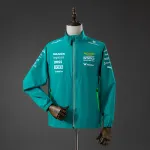 Aston Martin Aramco F1 2025 Windbreaker - Green Aston Martin Aramco F1 2025 Windbreaker – Green