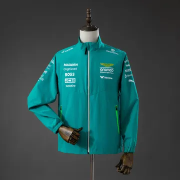 Casaco corta-vento Aston Martin Aramco F1 2025 - Verde