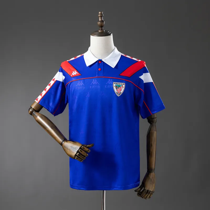 Athletic Bilbao 1994/95 Away Soccer Jersey Retro
