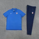 Atletico Madrid 2025/26 POLO Trainingsanzug Blau