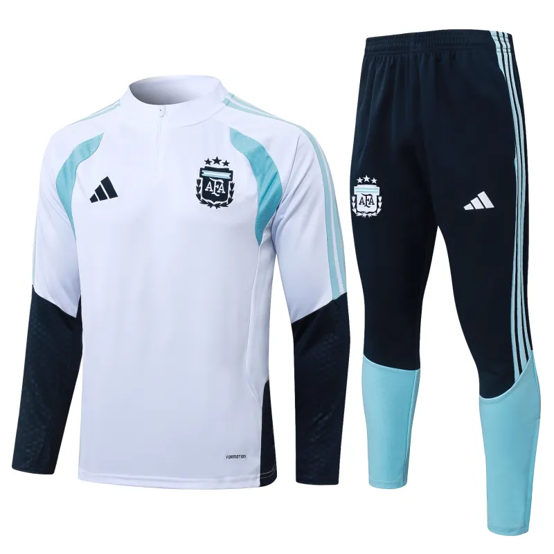 Argentina 2026 World Cup Half/zip Tracksuit White