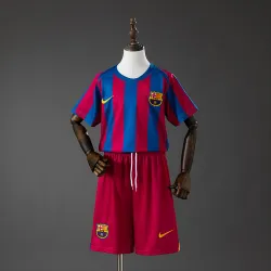 US20.98 - Barcelona 05/06 Home (League Edition) Retro Kids Kit Jersey