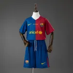 Barcelona 08/09 Home Retro Kids Kit Jersey Barcelona 08/09 Home Retro Kids Kit Jersey