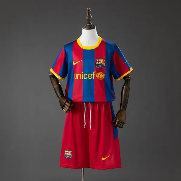 barcelona 10/11 retro kids jersey - A-Grade Quality Detail View