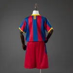 Barcelona 10/11 Home Retro Kids Kit Jersey