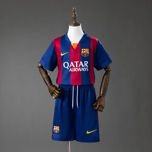 Barcelona 14/15 Home Retro Kids Kit Jersey