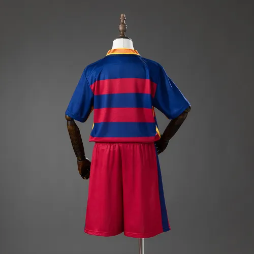 Barcelona 15/16 Home Retro Kids Kit Jersey