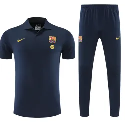 FC Barcelona 2025/26 POLO Training Suit Blue - product photo US35.99 - FC Barcelona 2025/26 POLO Training Suit Blue