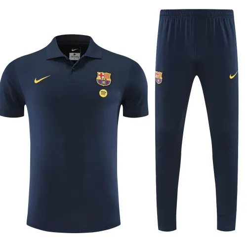 FC Barcelona 2025/26 POLO Trainingsanzug Blau