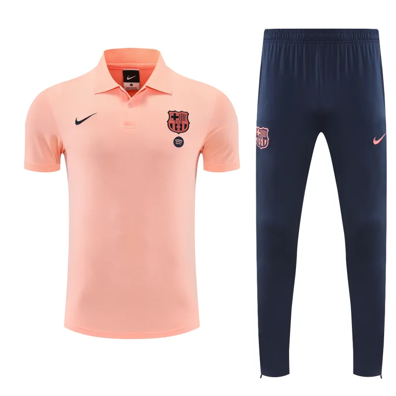 FC Barcelona 2025/26 POLO Training Suit Rojo