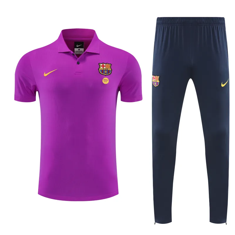FC Barcelona 2025/26 POLO Trainingsanzug Lila