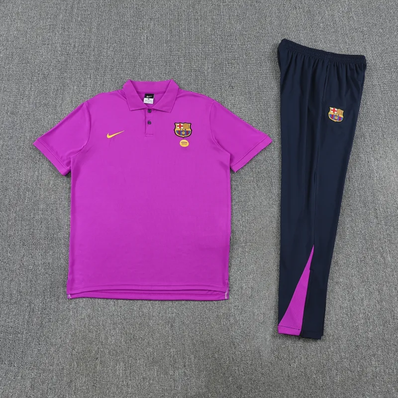 FC Barcelona 2025/26 POLO Trainingsanzug Lila