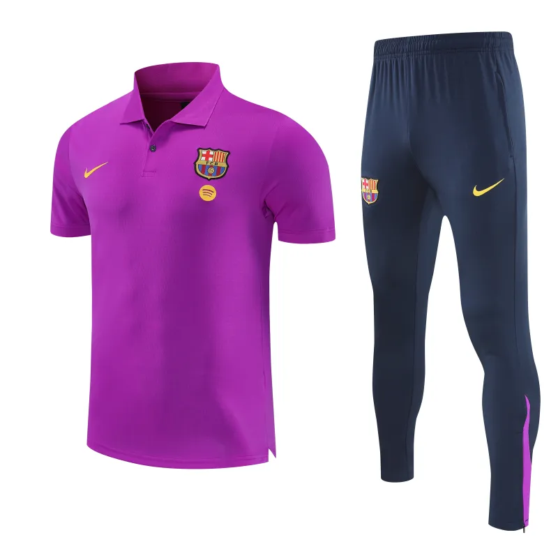 FC Barcelona 2025/26 POLO Trainingsanzug Lila
