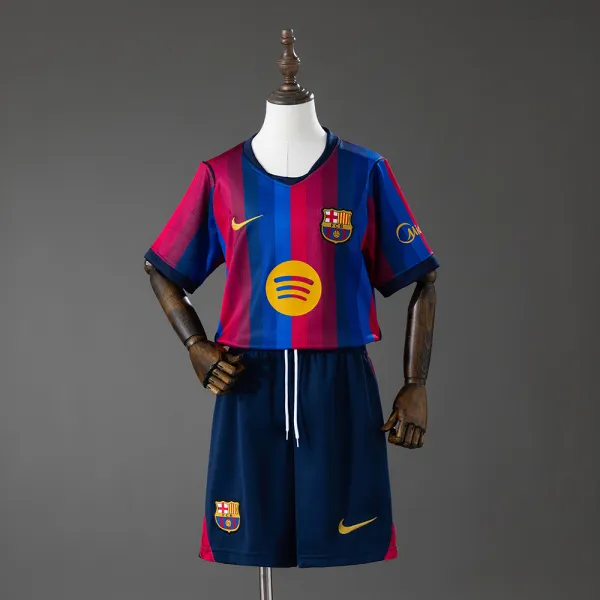 Barcelona 26/27 home kids jersey - A-Grade Quality Detail View