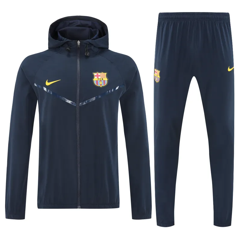 Barcelona 2026/27 Windbreaker Training Suit Black