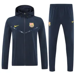 Barcelona 2026/27 Windbreaker Training Suit Black - product photo US47.99 - Barcelona 2026/27 Windbreaker Training Suit Black