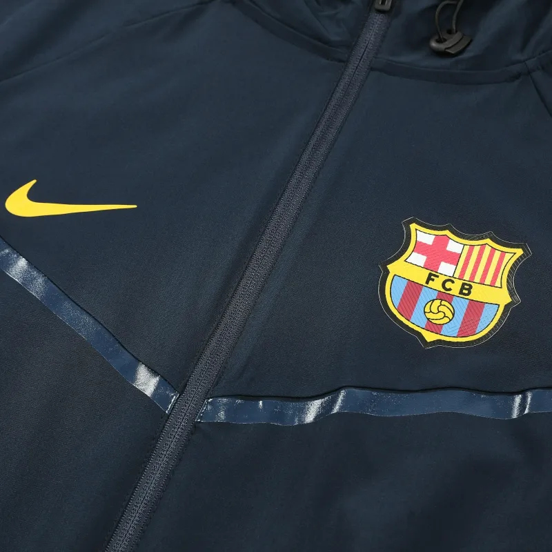 Barcelona 2026/27 Windbreaker Training Suit Black