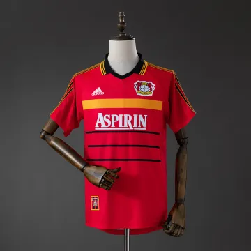 Camisola retrô caseira do Bayer Leverkusen 1998/00