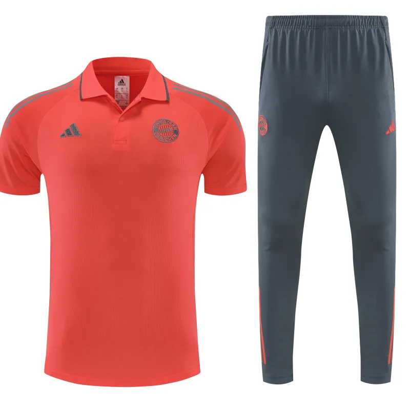 Bayern Múnich 2025/26 POLO Training Suit Rojo