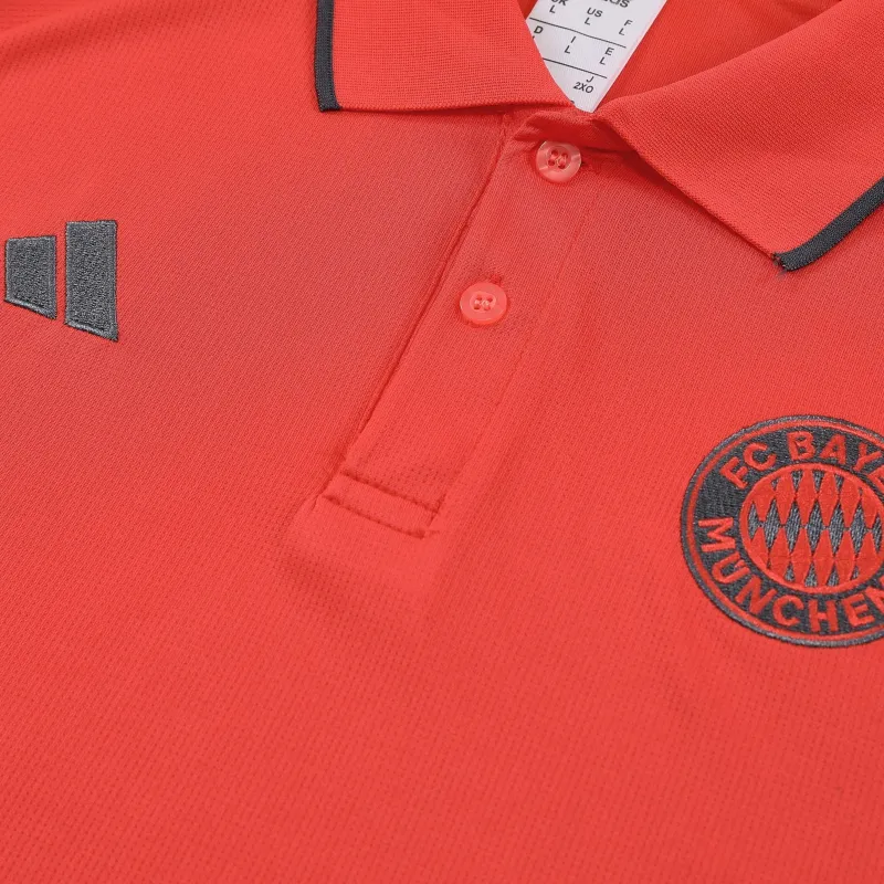 Bayern Múnich 2025/26 POLO Training Suit Rojo