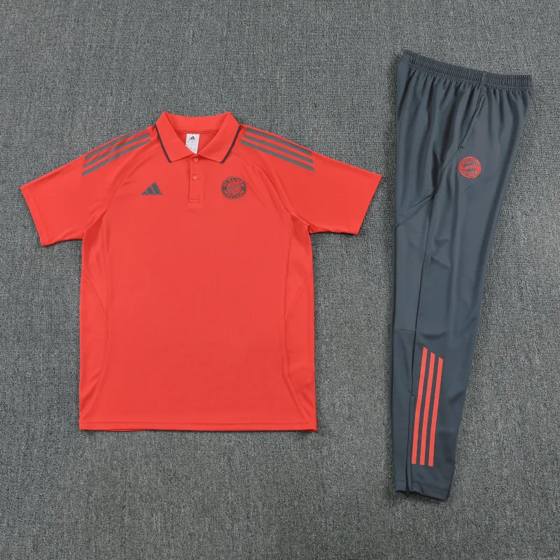 Bayern Múnich 2025/26 POLO Training Suit Rojo
