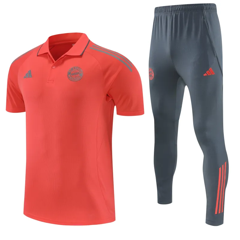Bayern Múnich 2025/26 POLO Training Suit Rojo