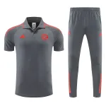 Bayern München 2025/26 POLO Trainingsanzug Grau Bayern Munich 2025/26 POLO Training Suit Gray