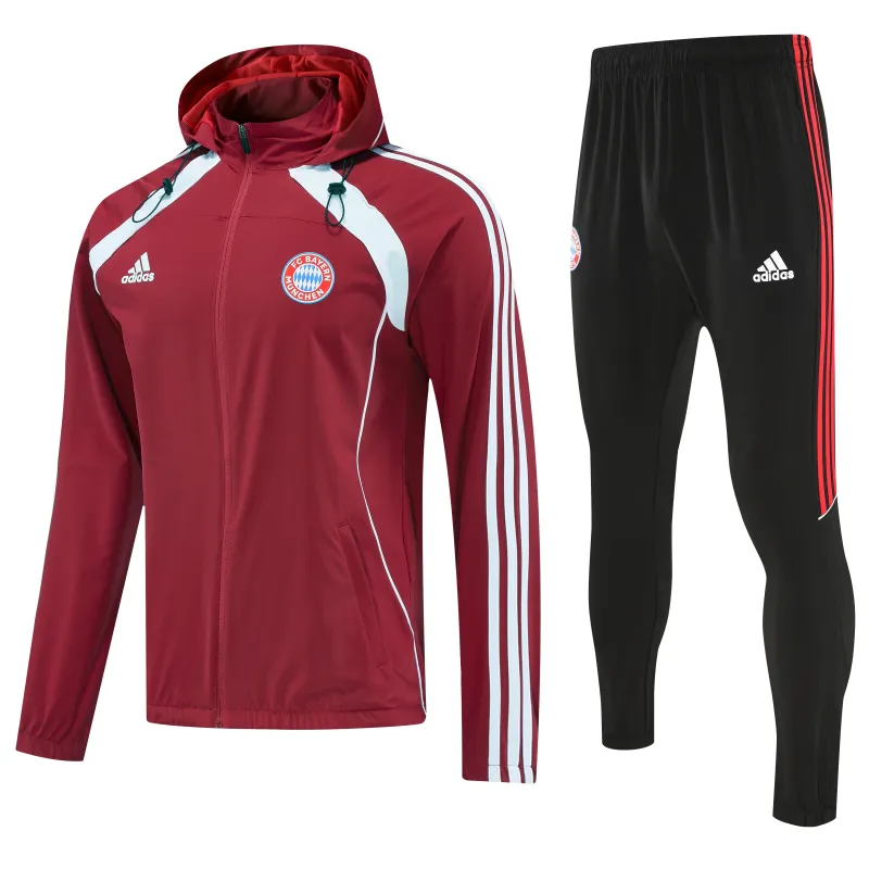 Bayern Munich 2026/27 Windbreaker Training Suit Red