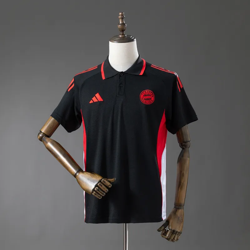 Bayern Munich 2025/26 POLO Shirt Black