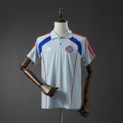 Bayern Munich 2025/26 POLO Shirt Grey - product photo US17.99 - Bayern Munich 2025/26 POLO Shirt Grey