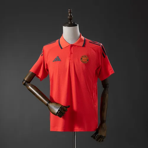 Bayern München 2025/26 POLO Hemd Rot