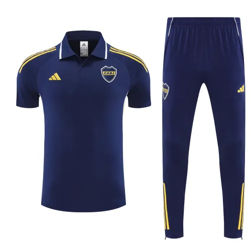 Boca Juniors 2025/26 POLO Training Suit - Blue