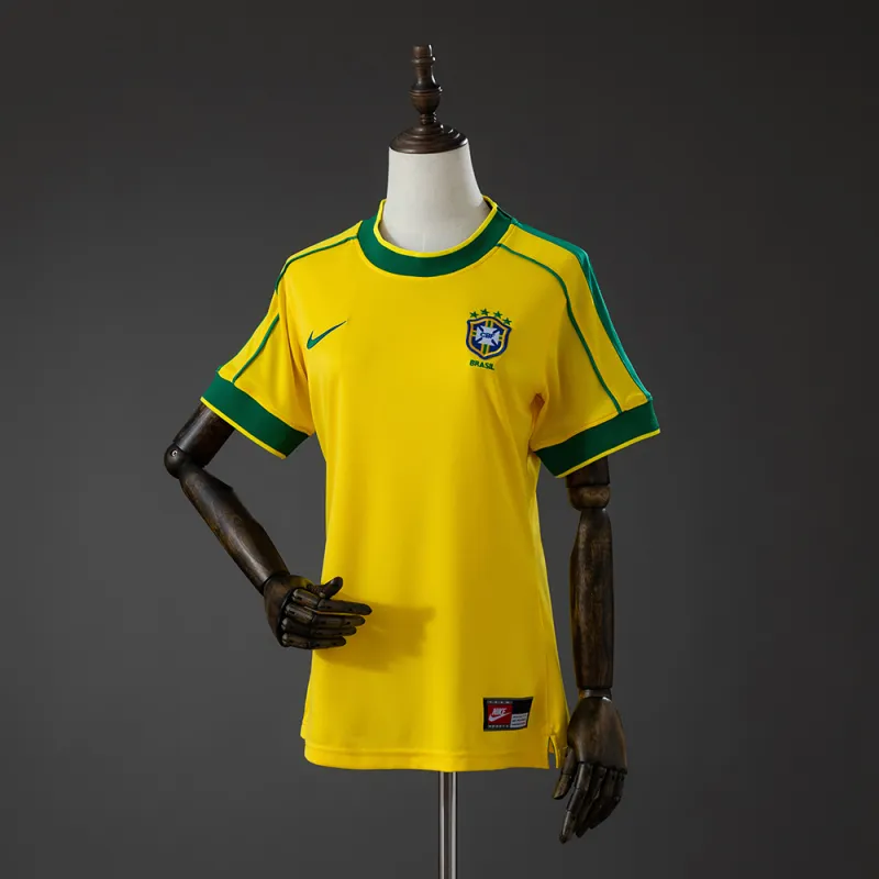 Brazil 1998 Home Women’s Retro Jersey