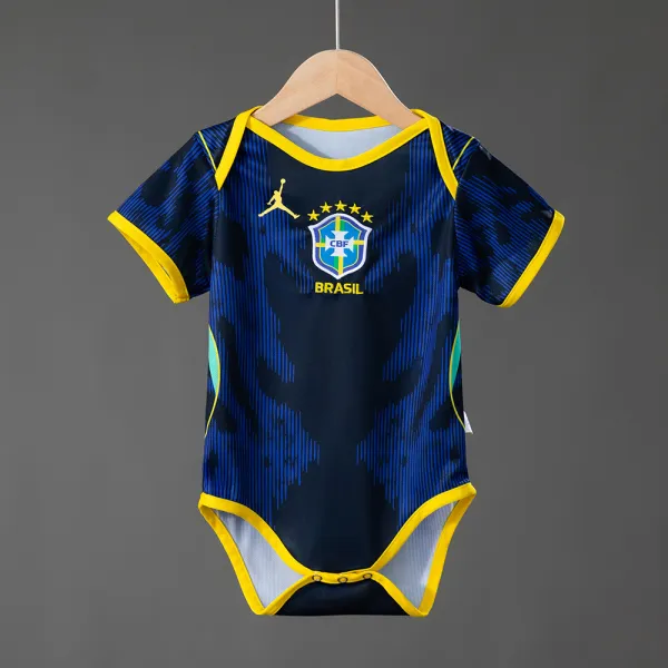 Brazil 2026 Away baby jersey - A-Grade Quality Detail View