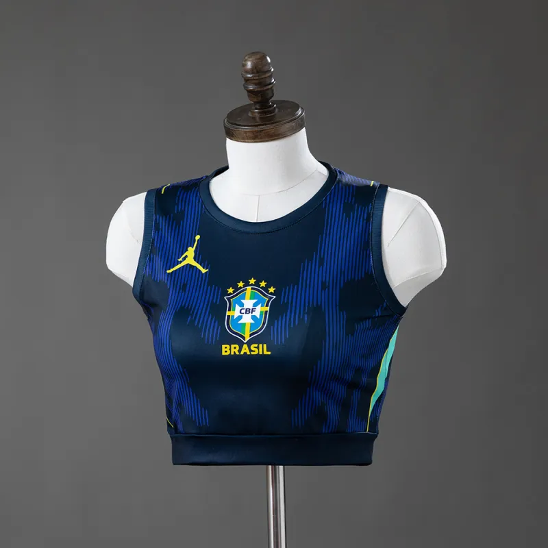 Brazil 2026 Away Women’s Crop Top Style Tank Top