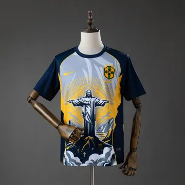 Brasil 2026 Cristo Redentor - Camisola Amarela