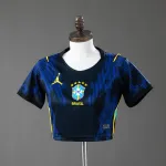 Brazil 2026 Home Women’s Crop Top Style