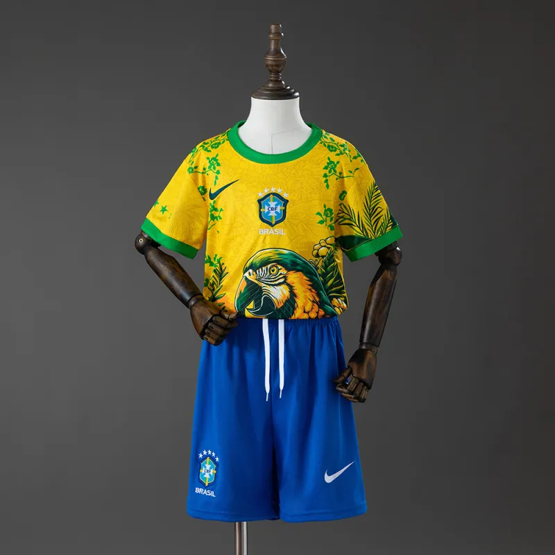 Edição especial do Brasil 2026, camisola para crianças
