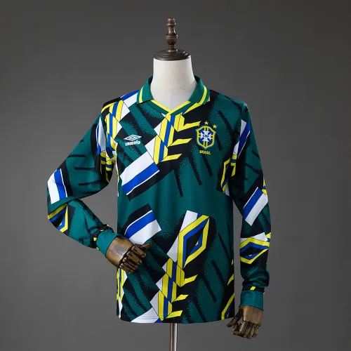Brazilië 96/97 Retro keeper Lange Mouw Jersey