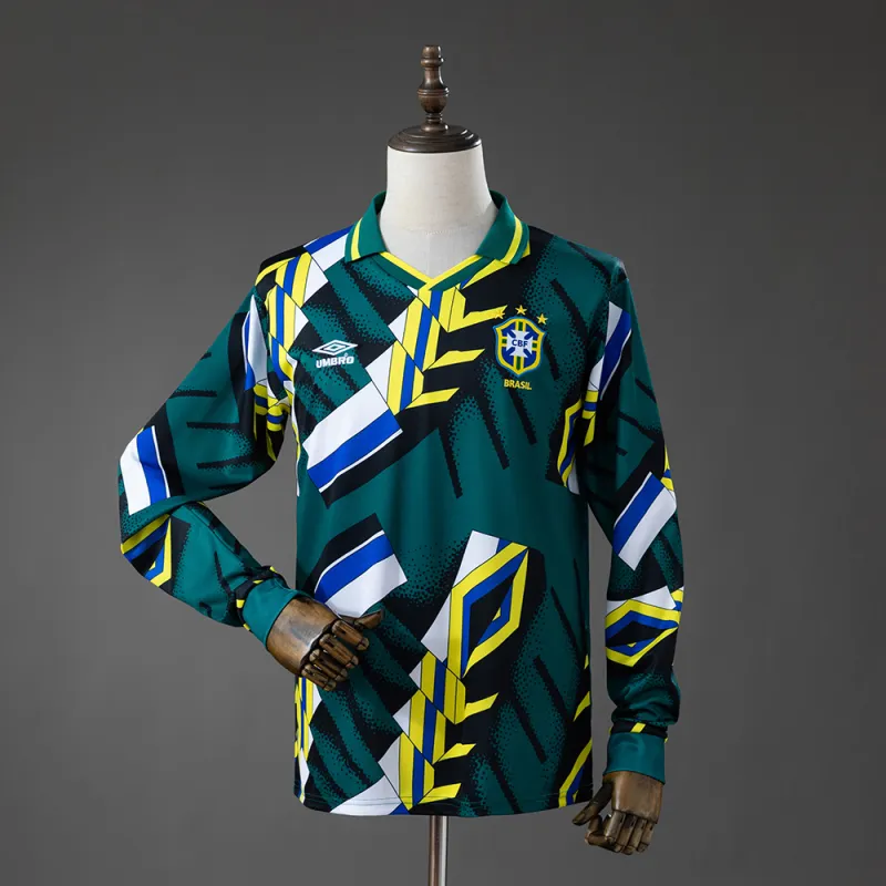 Camisola de manga comprida de guarda-redes do Brasil 96/97