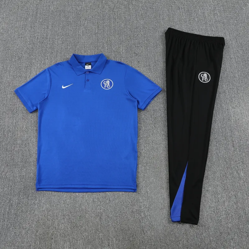 Chelsea 2025/26 POLO Training Suit Blue