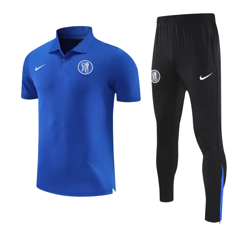 Chelsea 2025/26 POLO Training Suit Blue